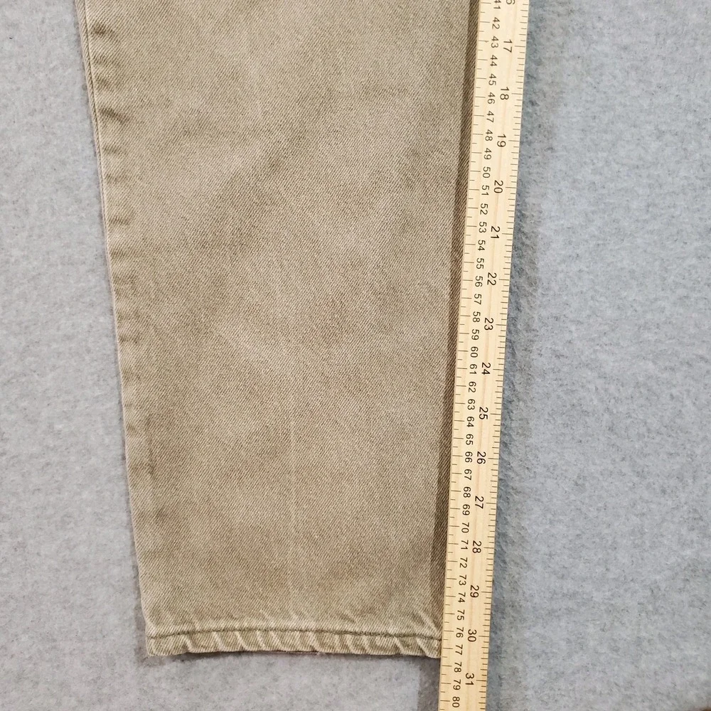 Vintage Levi's Men's 550 Khaki Jeans W33xL33 Straight Leg '98‎ USA Made
